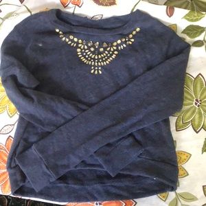 In good condition navy blue Abercrombie kids